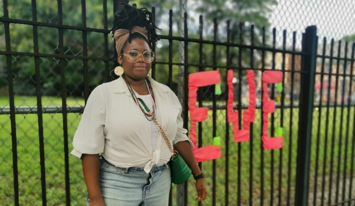 Shantell Jones, co-leader of the Flatbush African Burial Ground Coalition, wants to have a say in how Black history is told. (Credit: Ariane Luthi)