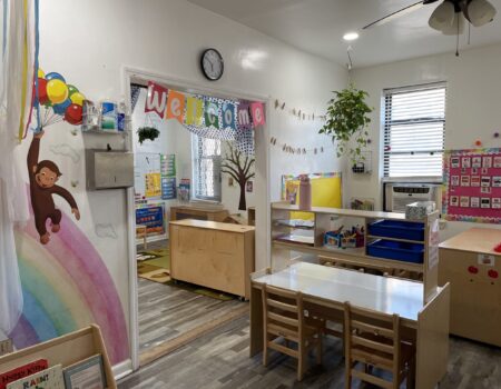 A classroom inside M&M Daycare in the South Bronx. (Credit: Kaitlyn Hashem)
