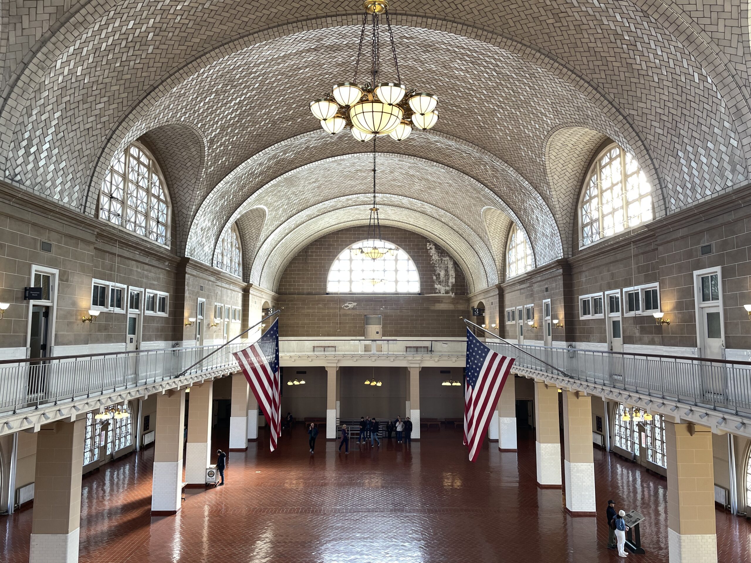 The Ellis Island National Museum of Immigration located on Ellis Island, New York, on Nov. 8, 2023. (Credit: Suah Cho).