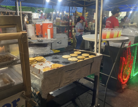 Los Almendros serves Salvadoran pupusas, tamales and aguas frescas in Corona, Queens. (Credit: Maria Guinnip)