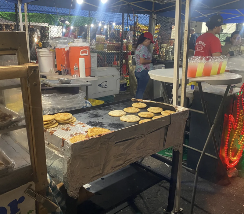Los Almendros serves Salvadoran pupusas, tamales and aguas frescas in Corona, Queens. (Credit: Maria Guinnip)