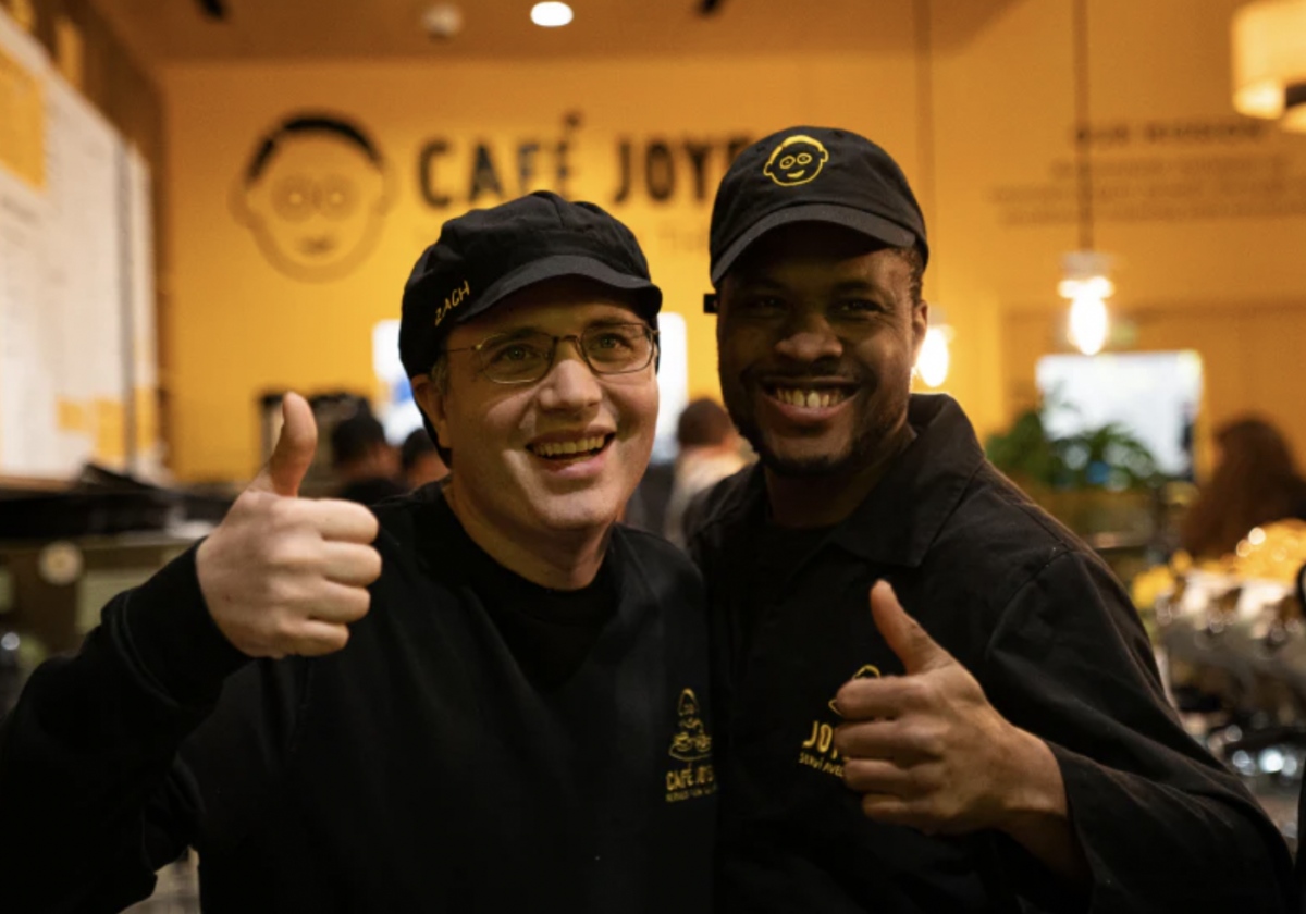 Employees at Café Joyeux. (Photo courtesy of Café Joyeux)