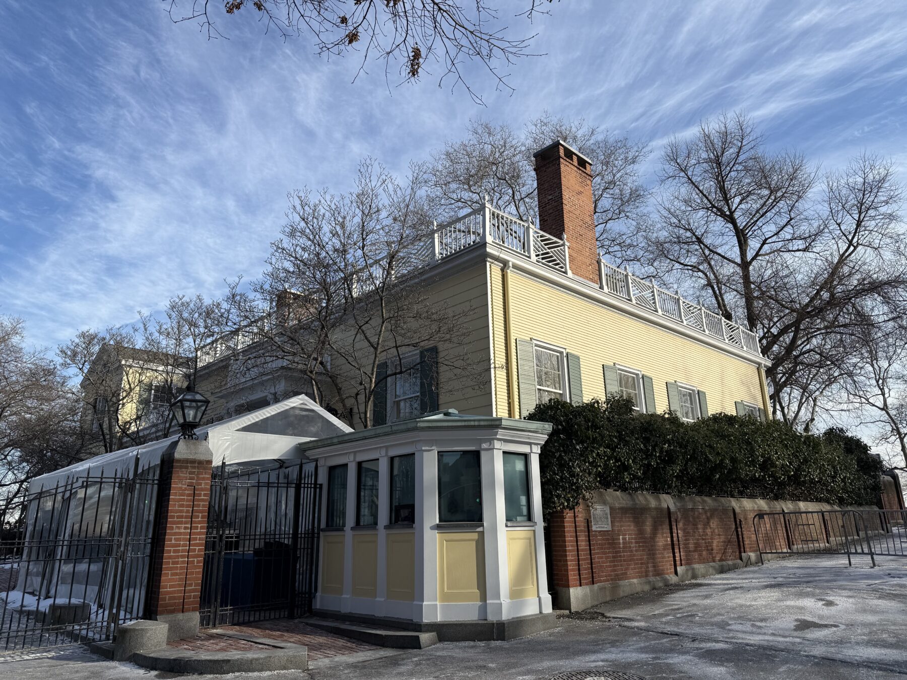 Gracie Mansion, the official residence of the mayor of New York City, is shown. (Credit: Alex Foster)