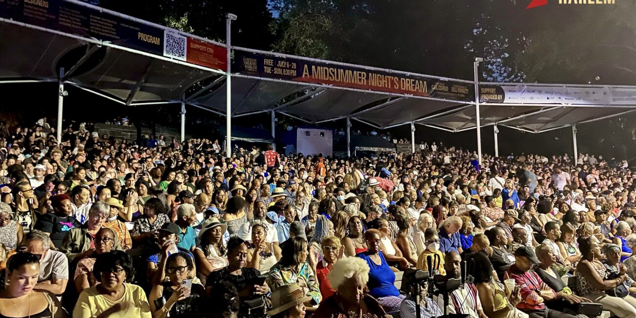 An audience at The Classical Theatre of Harlem is shown. (Courtesy: The Classical Theatre of Harlem)