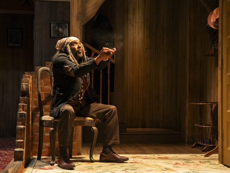 Lester Purry appears as Bynum Walker in Portland Playhouse's 2025 production of 'Joe Turner's Come and Gone'. (Courtesy: Julia Varga)