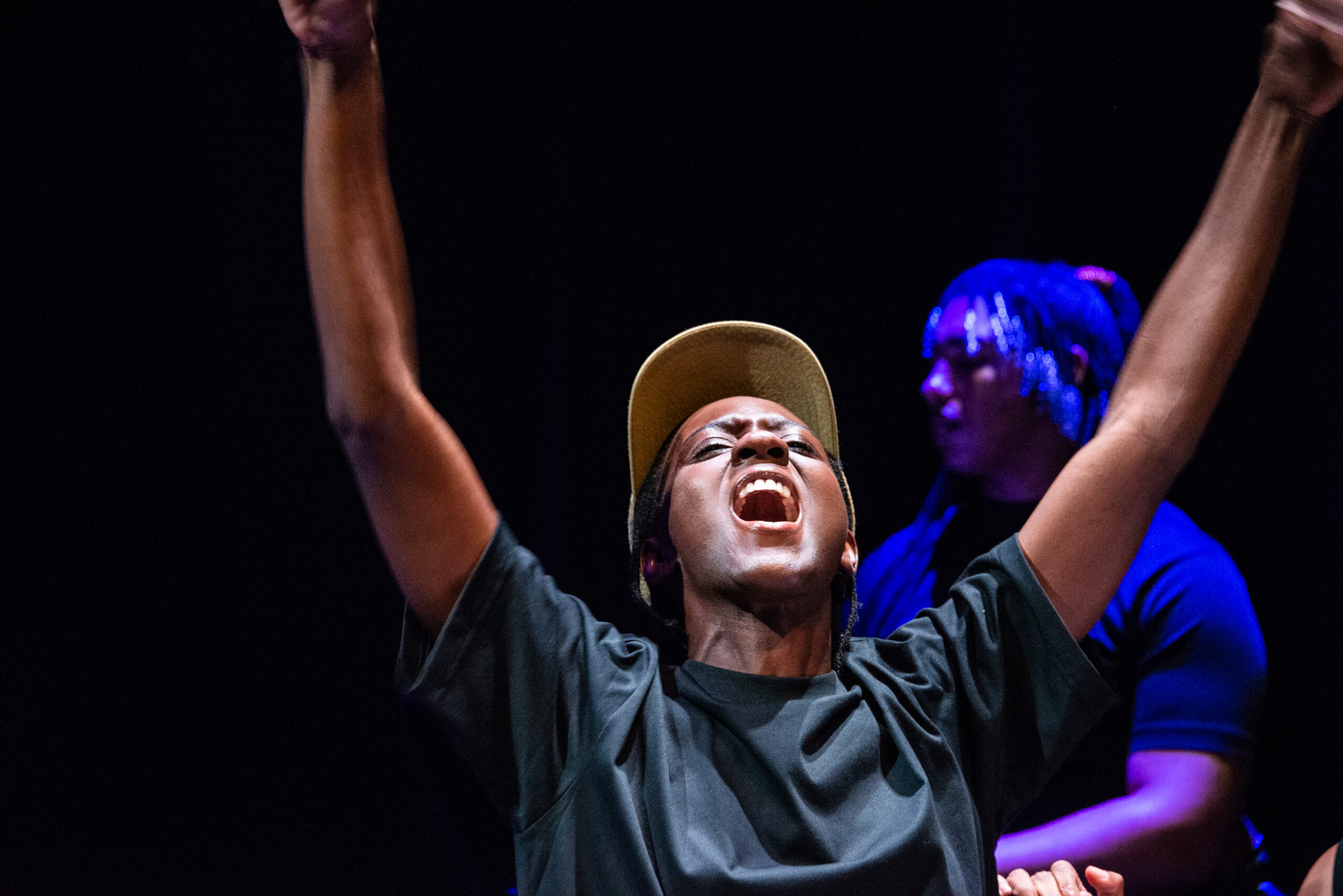 Temidayo Amay starred in National Queer Theater's production of "Waafrika 123: A Queerly Scripted Tragic Rise to African Fantasia," part of the 2024 Criminal Queerness Festival at PAC NYC. (Courtesy: Marion Aguas courtesy, National Queer Theater)