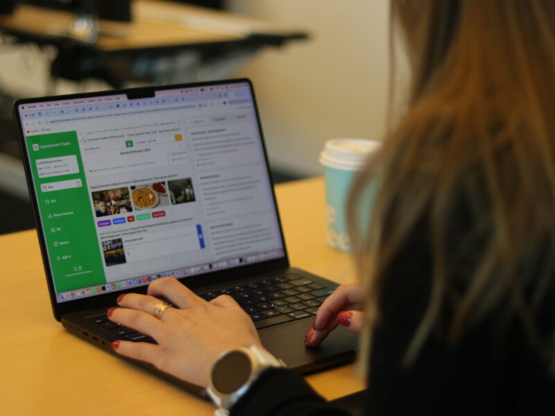 A customer browsed Appointment Trader in January, 2025, trying to book a table at a New York City restaurant.(Credit: Xinlin Jiang)