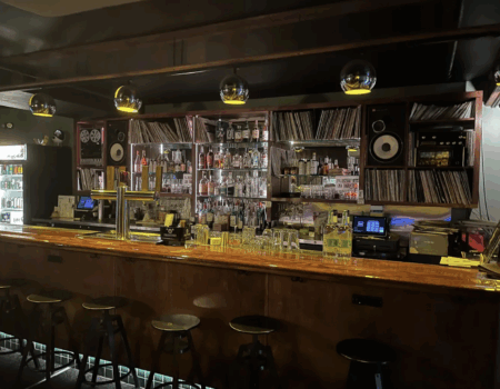 Larkin Hi-Fi, a bar that has come under scrutiny because of the city’s cabaret laws. (Courtesy: Aaron Wilson)