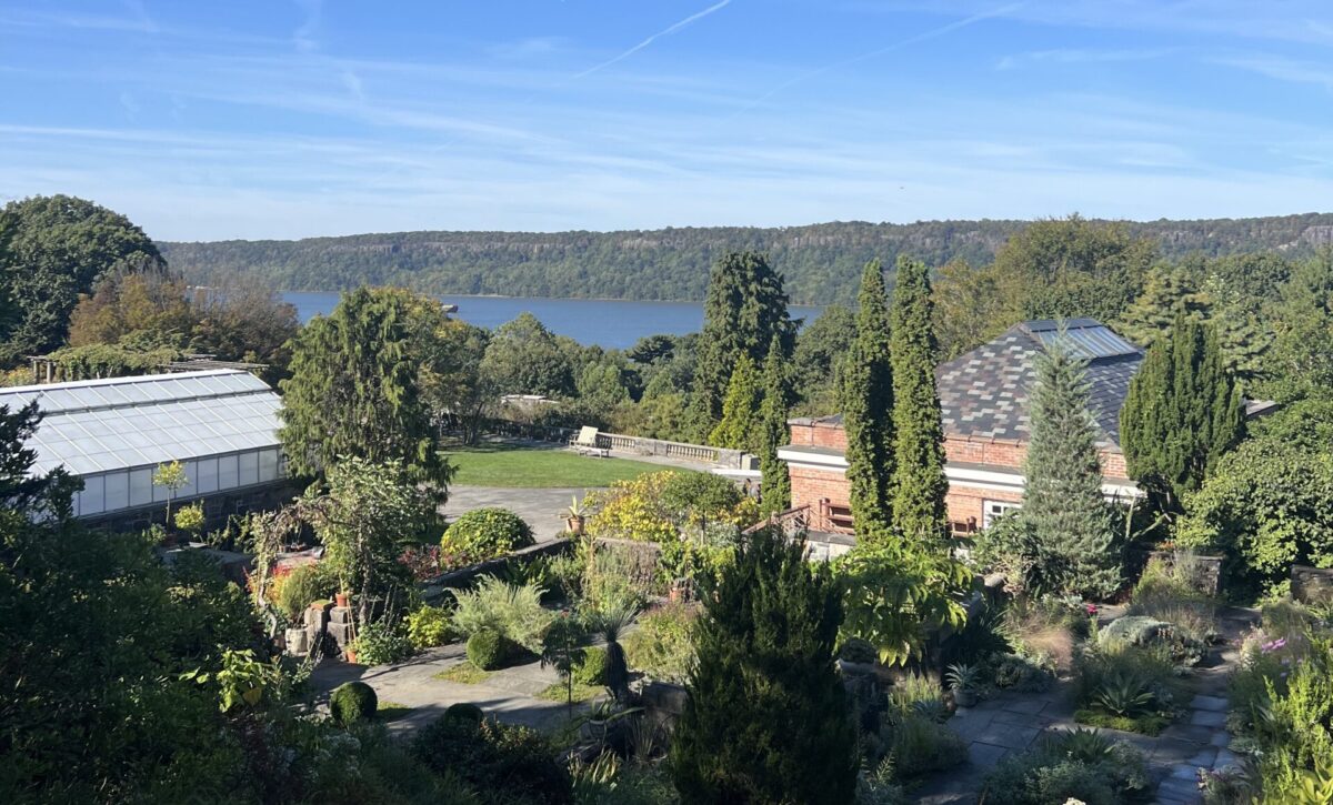 Wave Hill, a prominent Bronx estate-turned public garden and cultural center. (Mia Anzalone)
