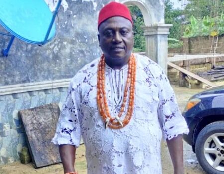 Hrm Amb Anthony Ntui Etta Ntufam in Etung, Cross River State, Nigeria (Courtesy :Hrm Amb Anthony Ntui Etta Ntufam)