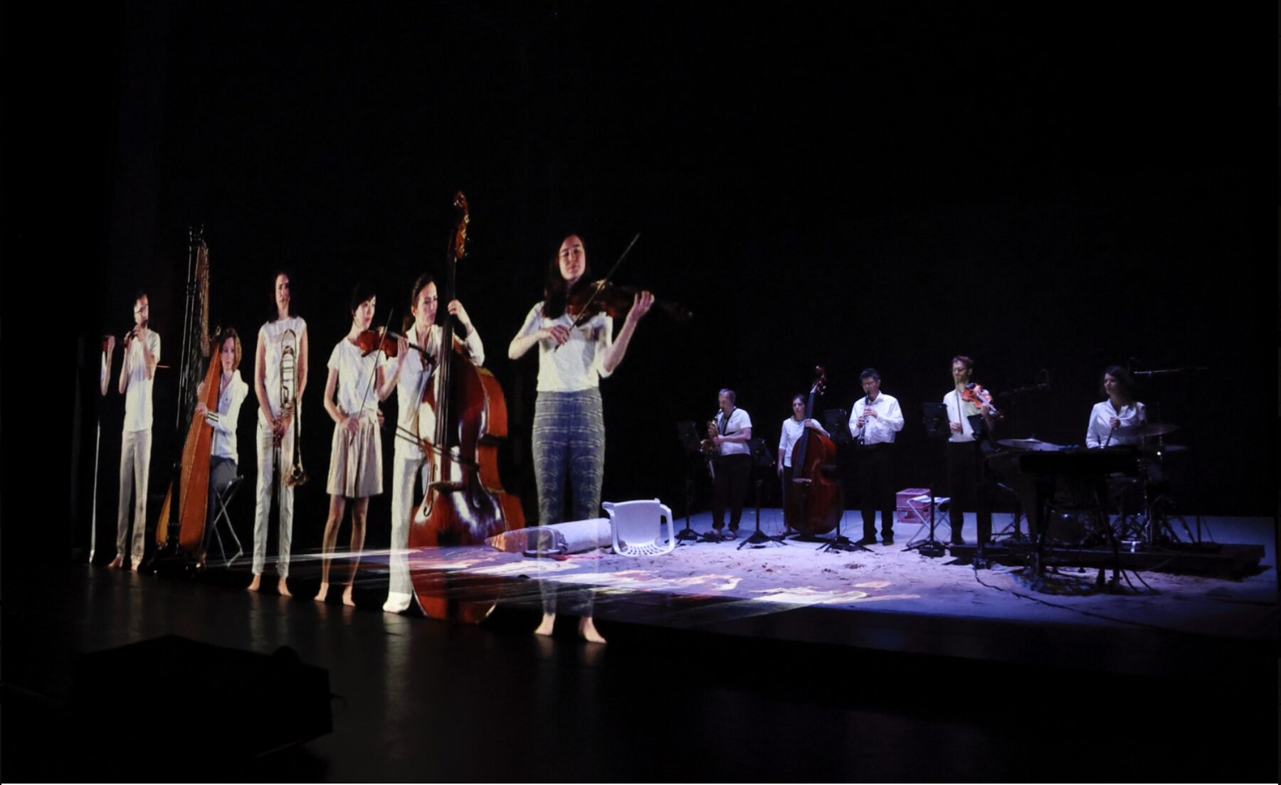 A performance of "All right. Good night" was part of the Crossing the Line Festival 2025. (Courtesy: Michelle Tabnick)