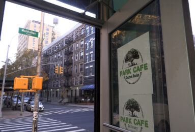 A view from inside the café. (Credit: Zoe Millán)