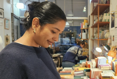 Soumya Gupta at a recent meetup that she organized. (Credit: Jiwon Lee)