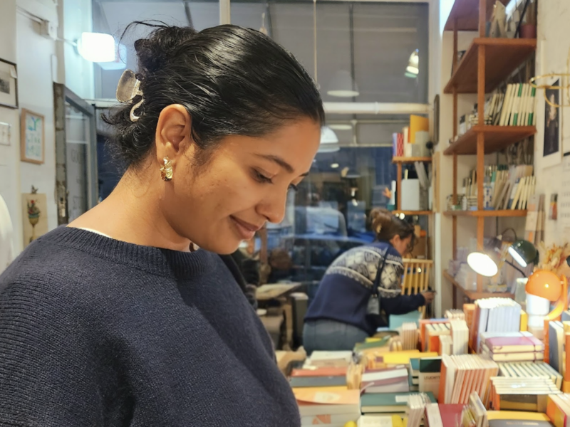 Soumya Gupta at a recent meetup that she organized. (Credit: Jiwon Lee)