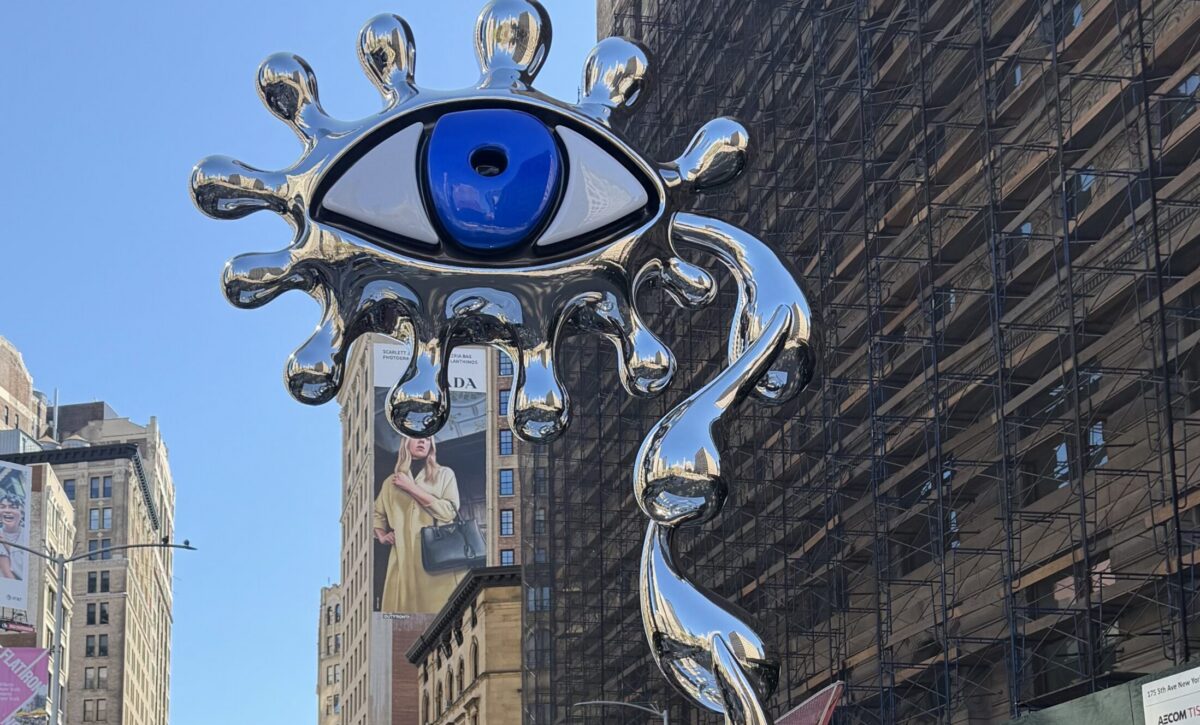 Charlotte Colbert's "Dreamland Sirens" was stationed in the Flatiron South Plaza from March 10 to April 27. (Credit: Anna Lee)