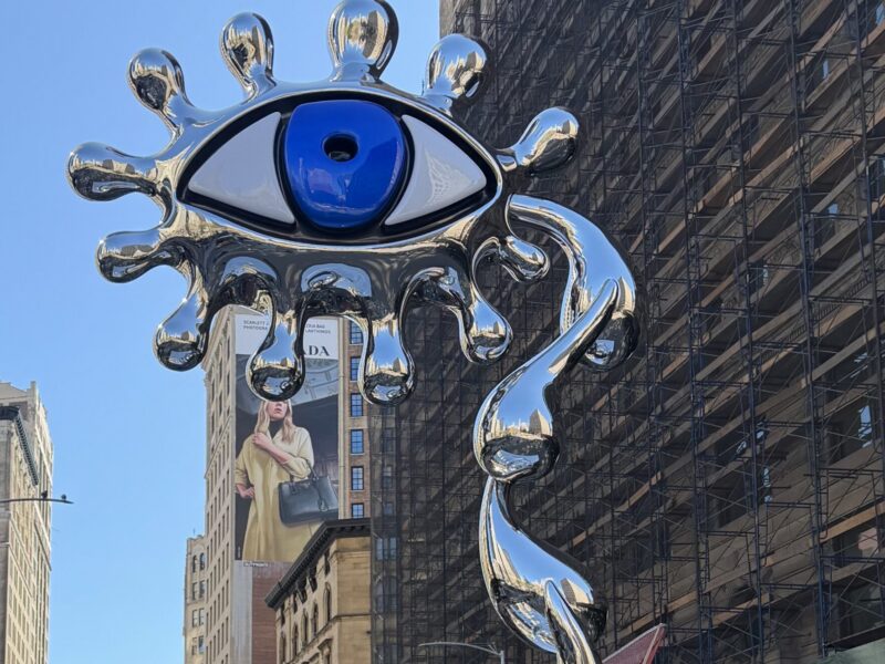 Charlotte Colbert's "Dreamland Sirens" was stationed in the Flatiron South Plaza from March 10 to April 27. (Credit: Anna Lee)