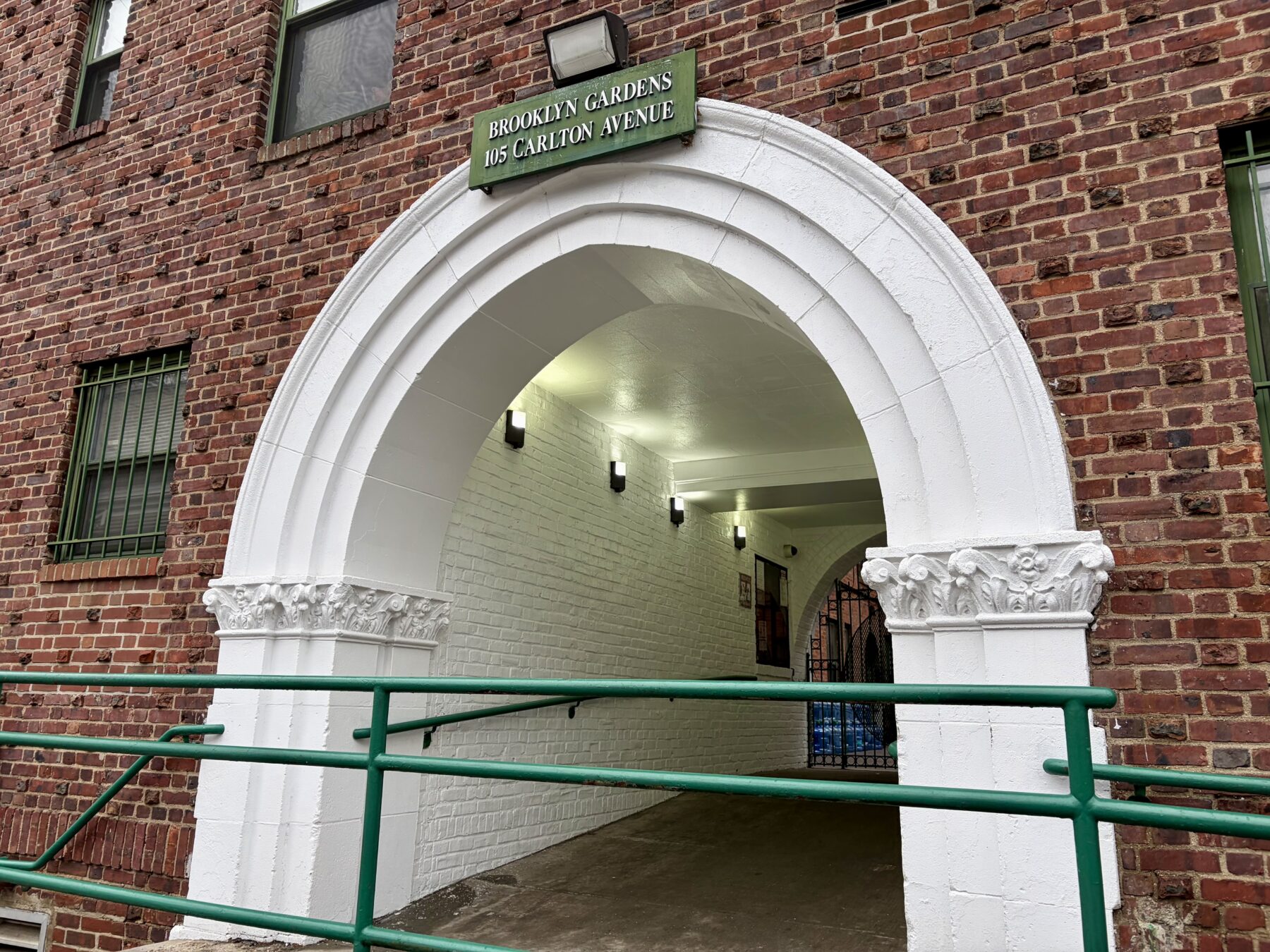 Oak Hall, part of Brooklyn Gardens, in Fort Greene, Brooklyn, Feb. 18, 2026. (Credit: Tereza Pesmazoglou)