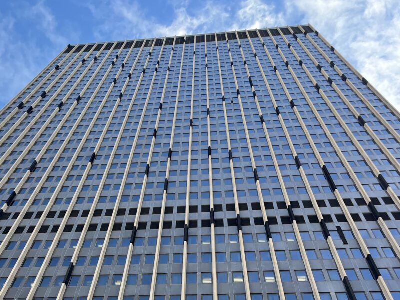 The New York-Federal Plaza Immigration Court on Oct. 12. 2026. (Credit: Charlie Wohlgemuth)