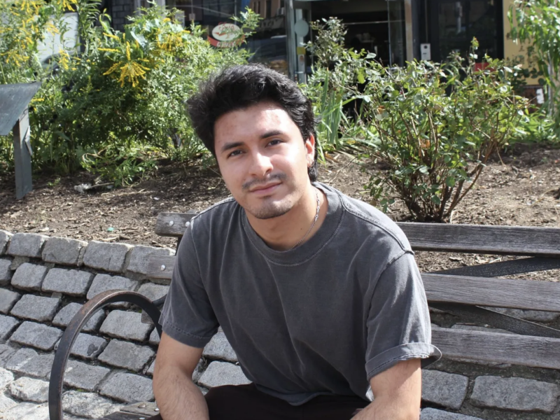 Jason Vanegas, has been working as a substitute teacher in Brooklyn for the past three years (Credit: Sasha Rivers)